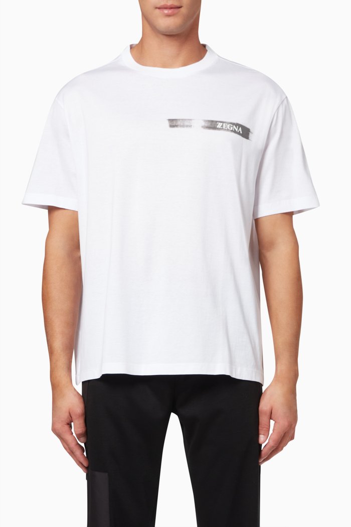 

T-shirt in Cotton Jersey, White