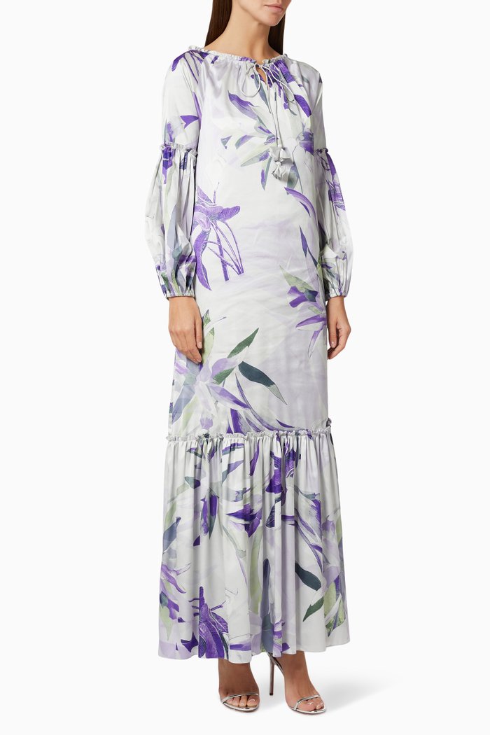 Floral Maxi Dress, Multicolour