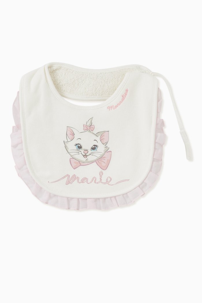 

Beauty Marie Bib in Cotton, White