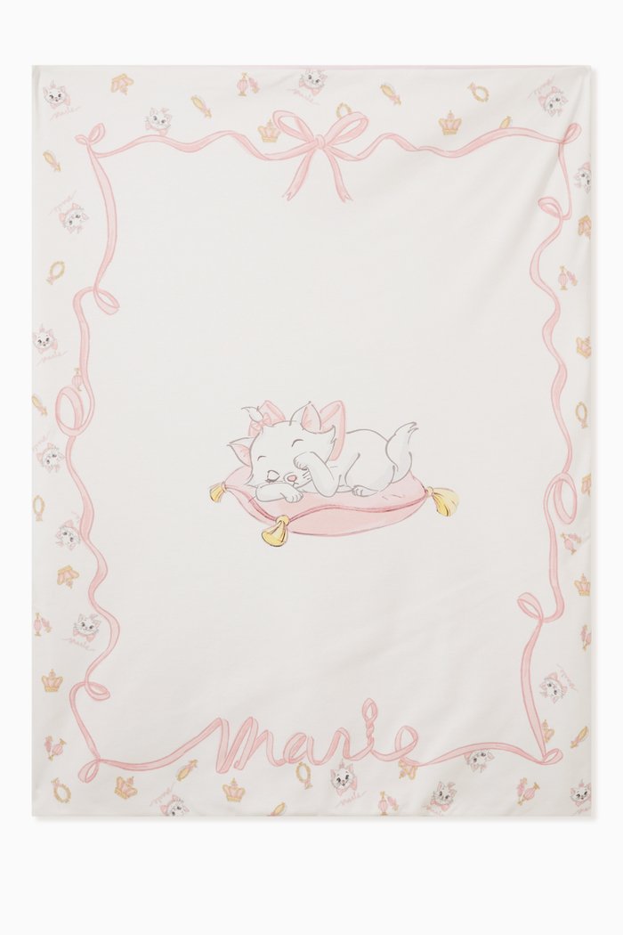 

Marie Print Blanket in Cotton, Neutral