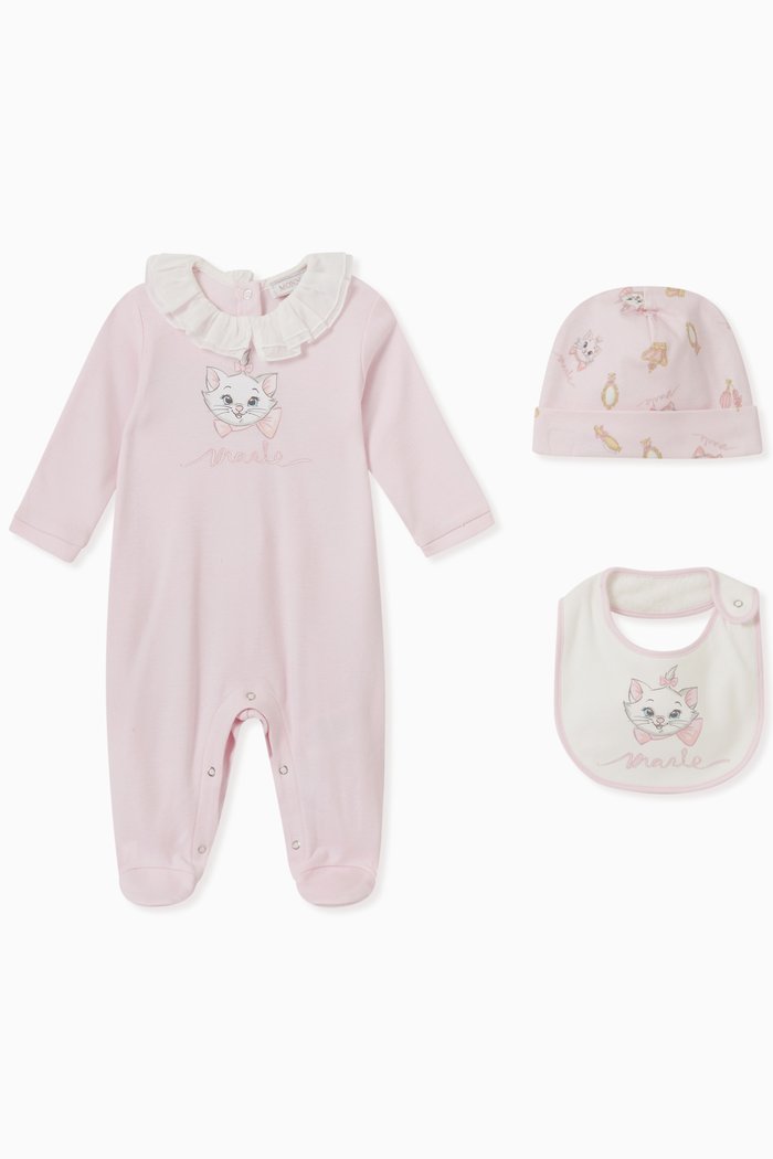 

Marie Print Pyjama Set in Cotton, Pink