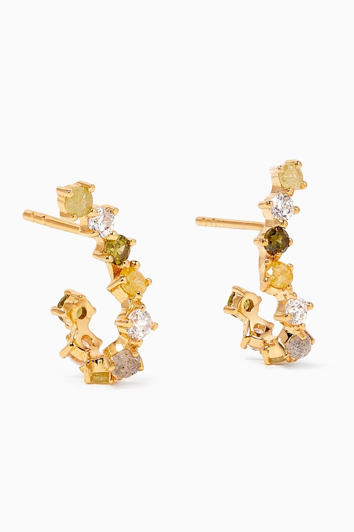 

Tuscany Stud Earrings in 18kt Gold-plated Sterling Silver