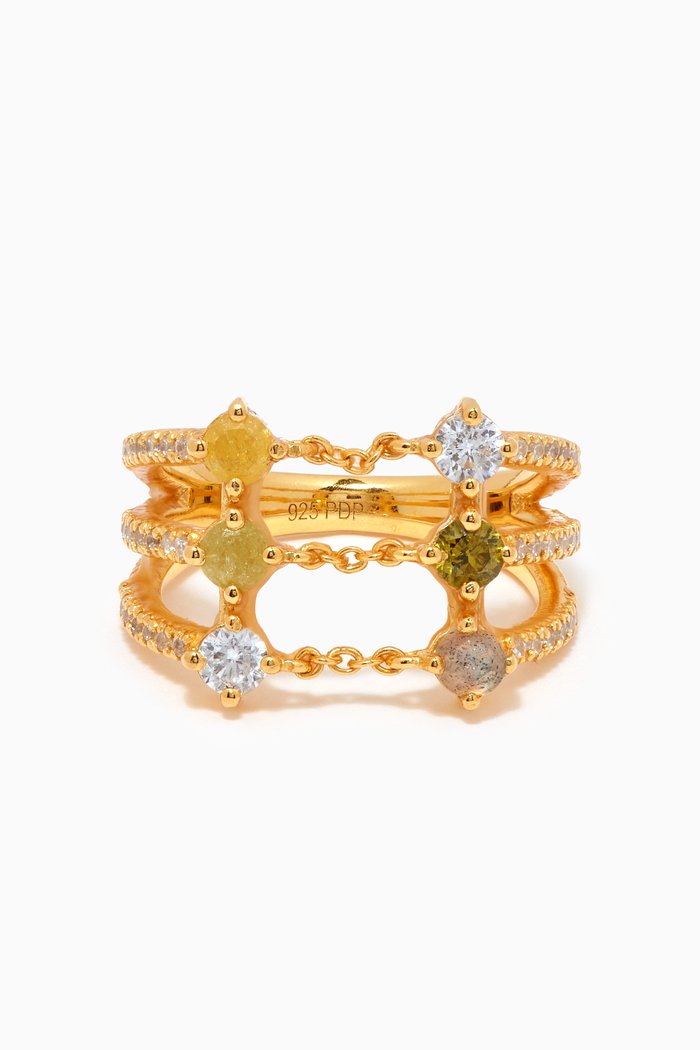 

Juno Ring in 18kt Gold-plated Sterling Silver