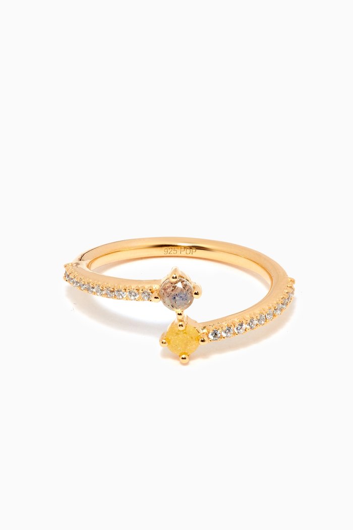 

Villa Ring in 18kt Gold-plated Sterling Silver