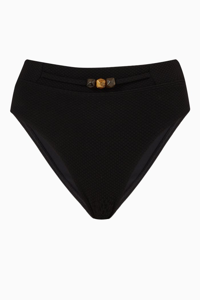 

Kaia High Waisted Bottoms, Black