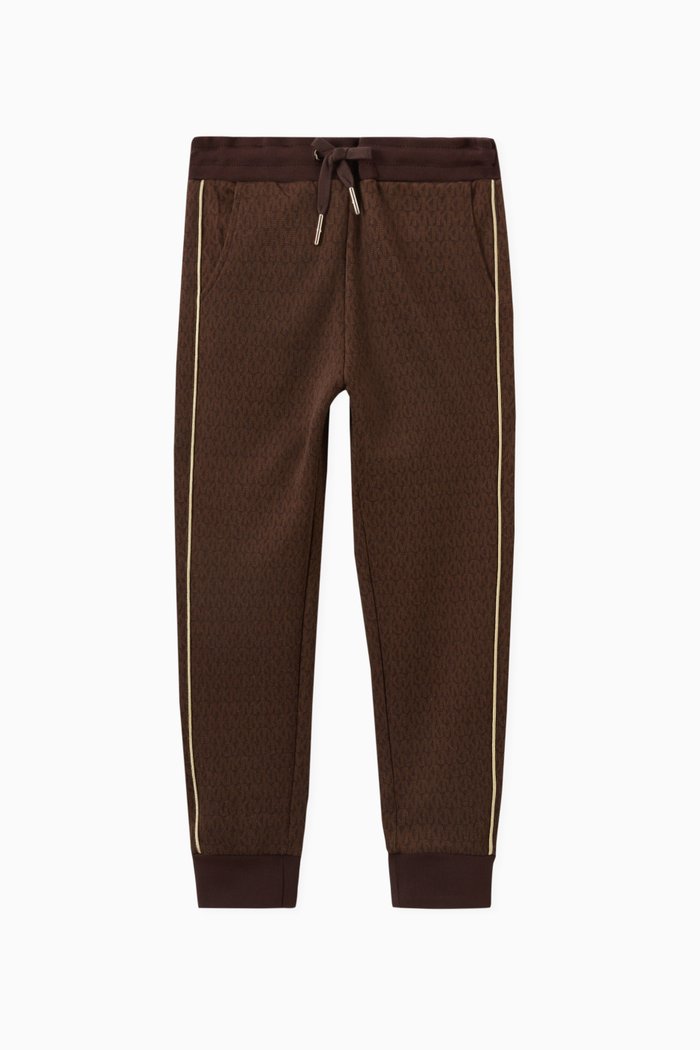 

Monogram Sweatpants in Viscose Blend, Brown