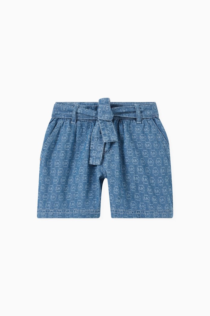 

Logo Shorts in Denim, Blue
