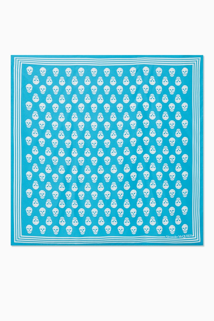 

Biker Skull Scarf, Blue