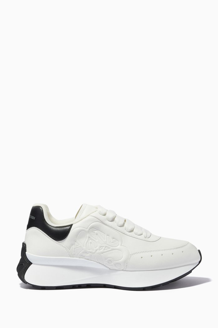 Sprint Sneakers in Calfskin, White