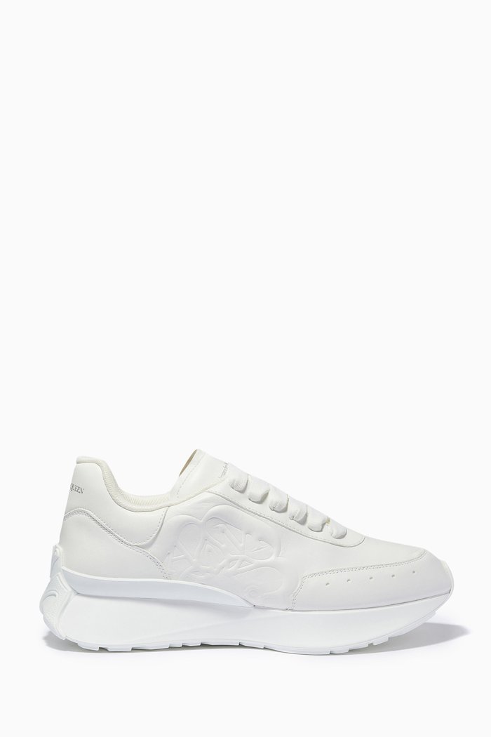 

Sprint Sneakers in Calfskin, White