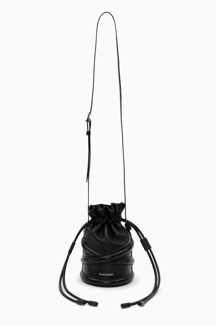

The Soft Curve Bag in Leather, Black