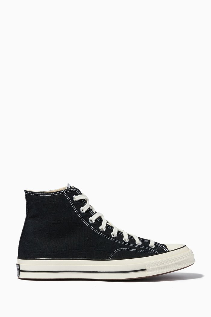 

Chuck 70 High Top Sneakers in Canvas, Black
