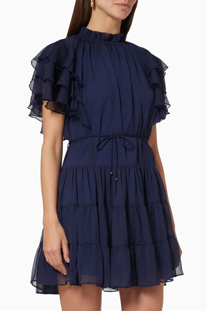 

Sabrina Tiered Dress, Blue
