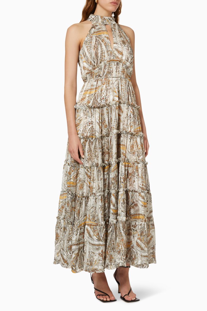 

Josephine Tiered Maxi Dress, Multicolour