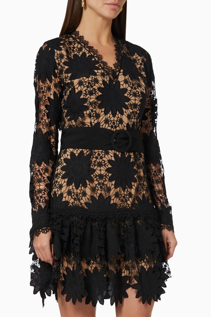 

Equivocal Lace Dress, Black