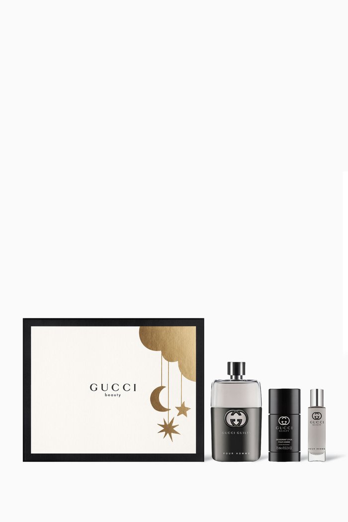 

Gucci Guilty Pour Homme Eau de Toilette Set, Multicolour