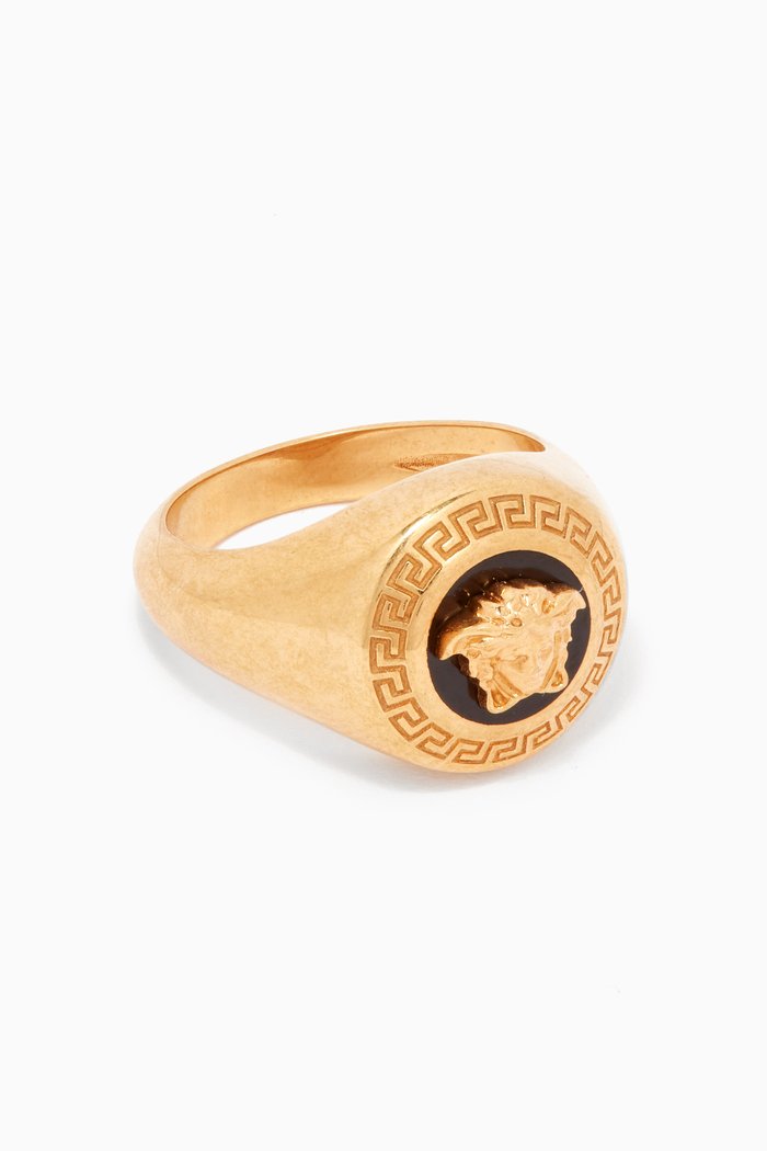 

Medusa Enamel Ring in Metal, Multicolour