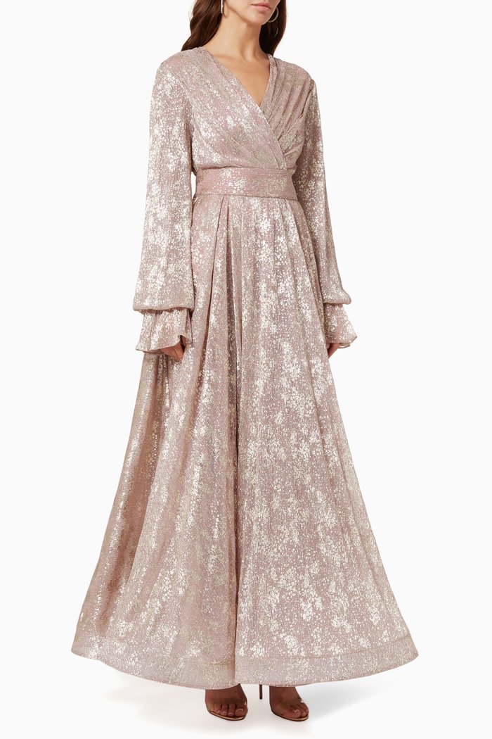 

Metallic Gown, Pink