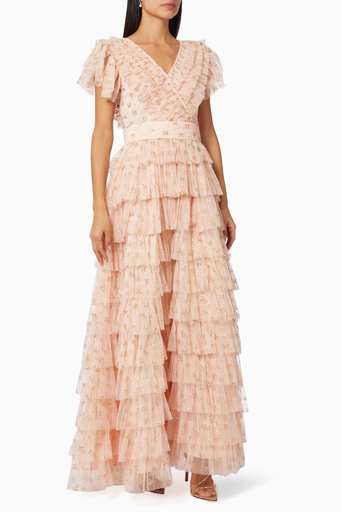 

Tiered Dress, Pink