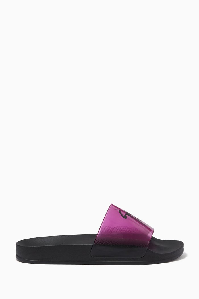 

Brett Signature Slides in PVC, Purple