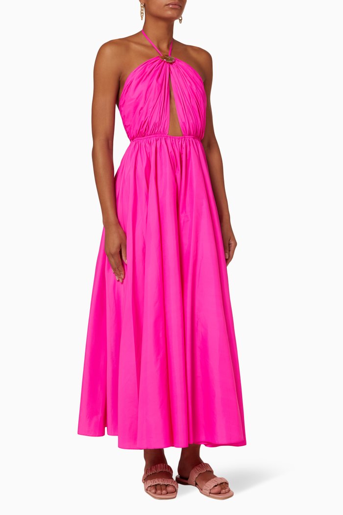 

Danielle Dress in Recycled Nylon, Pink