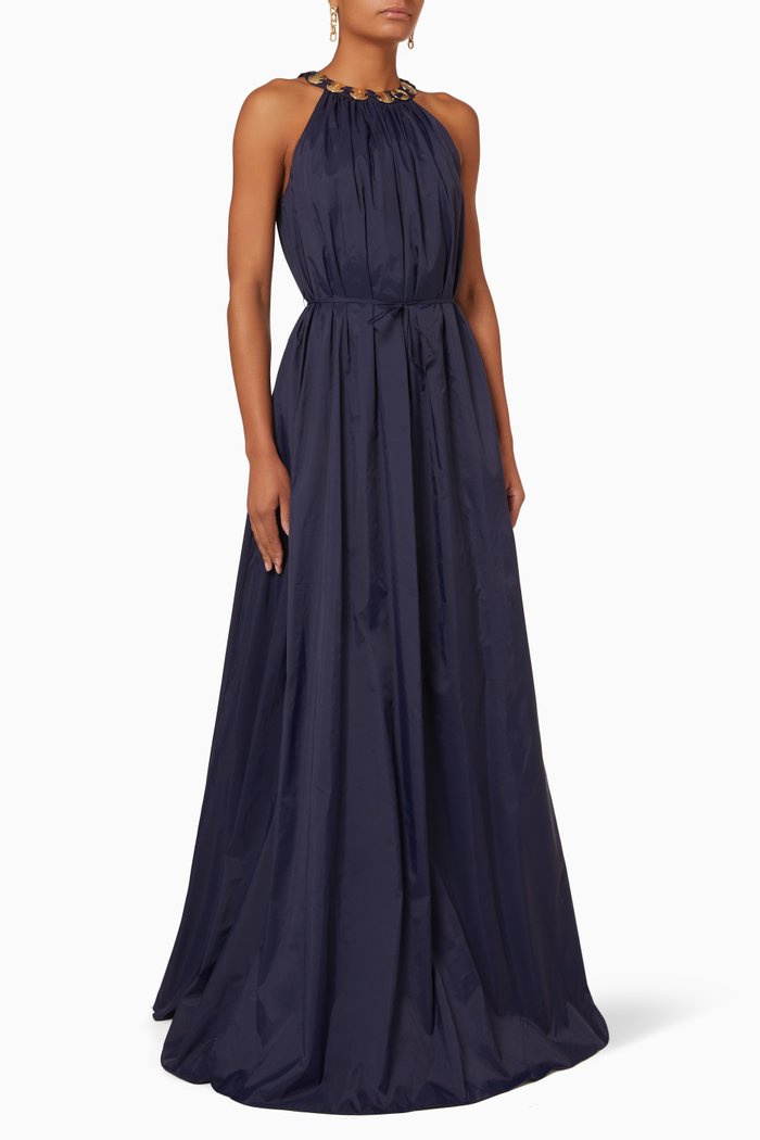 

Benoit Dress in Recycled Nylon, Blue