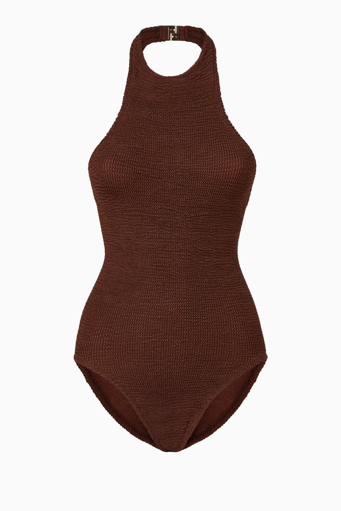 

Polly One-piece Swimsuit, Brown