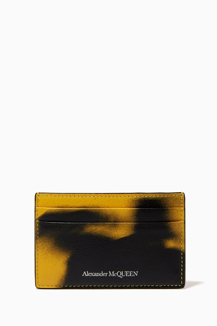 

Silhouette Card Holder in Leather, Yellow