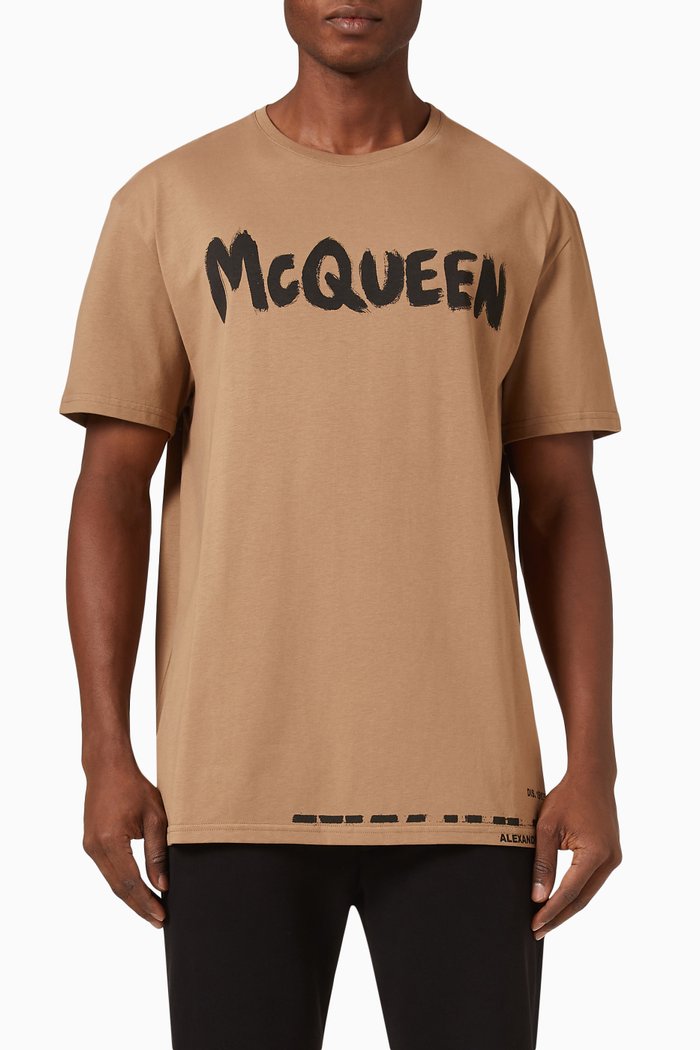 

Graffiti T-shirt in Organic Cotton Jersey, Silver