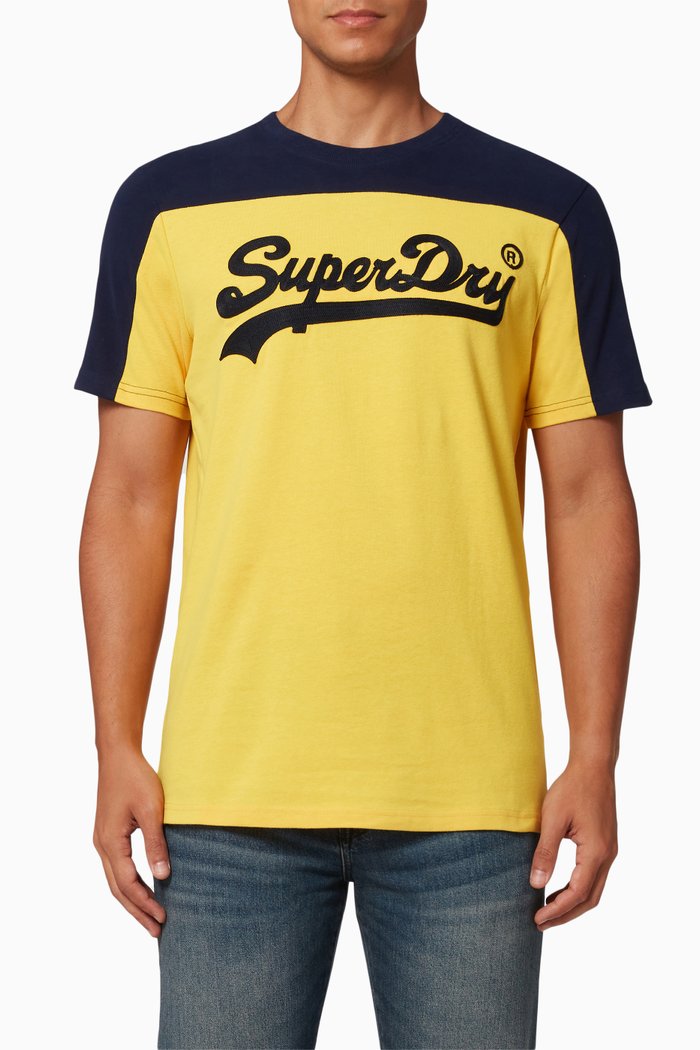 

Vintage College T-shirt in Cotton Jersey, Yellow