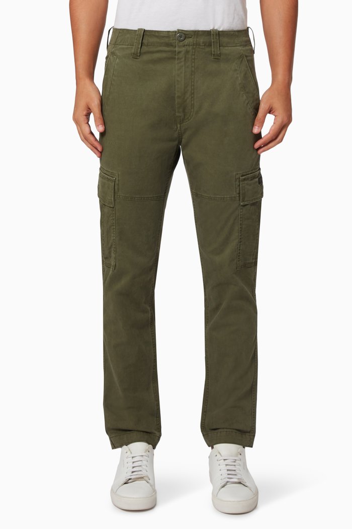 

Core Cargo Pants in Cotton, Brown