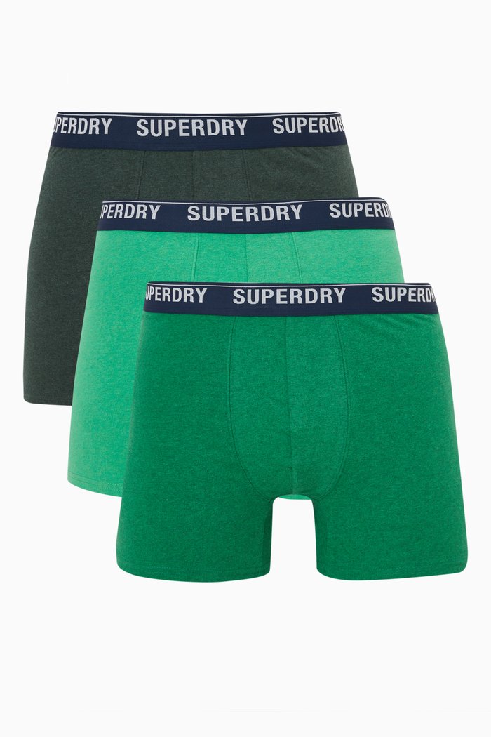 Boxers in Stretch Cotton, Set of 3, Multicolour
