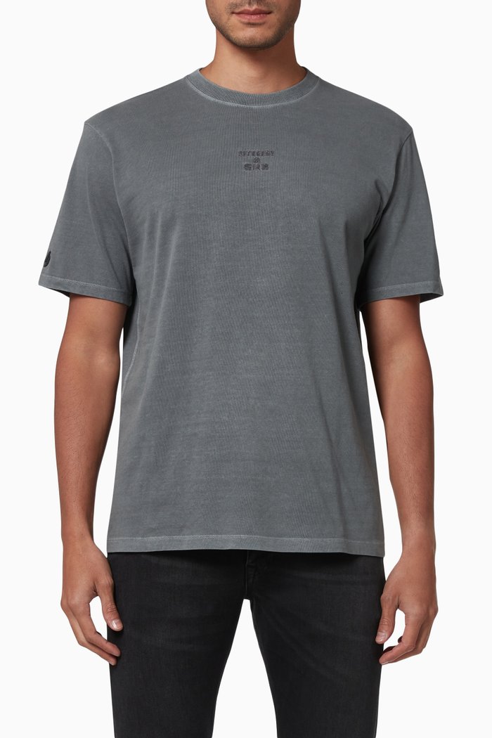 

Code T-shirt in Cotton Jersey, Black