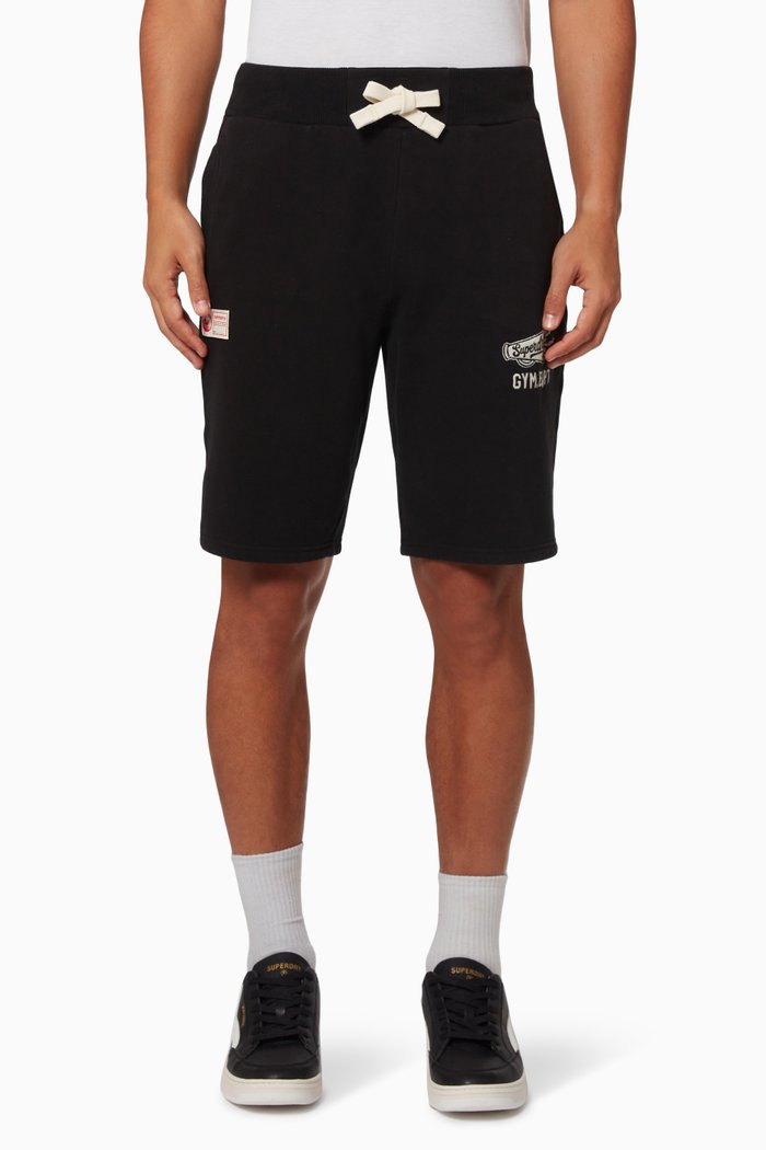 

Vintage Athletic Shorts in Cotton, Black