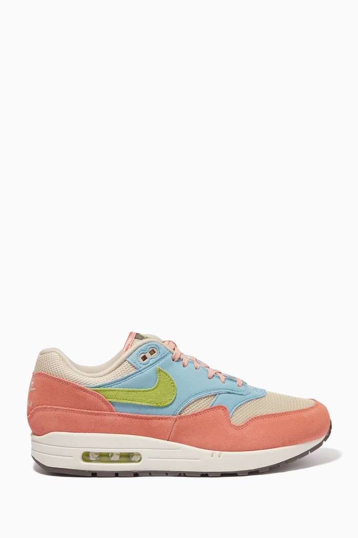 

Air Max 1 Shoes in Mesh & Suede, Multicolour