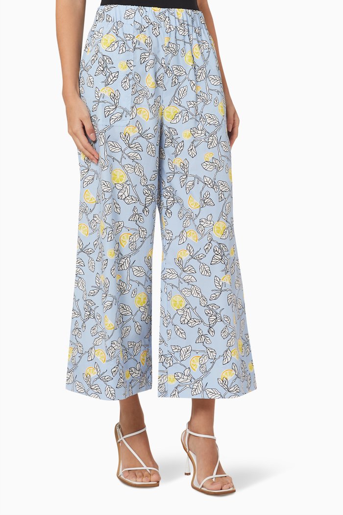 

Dino Pants in Cotton Poplin, Blue