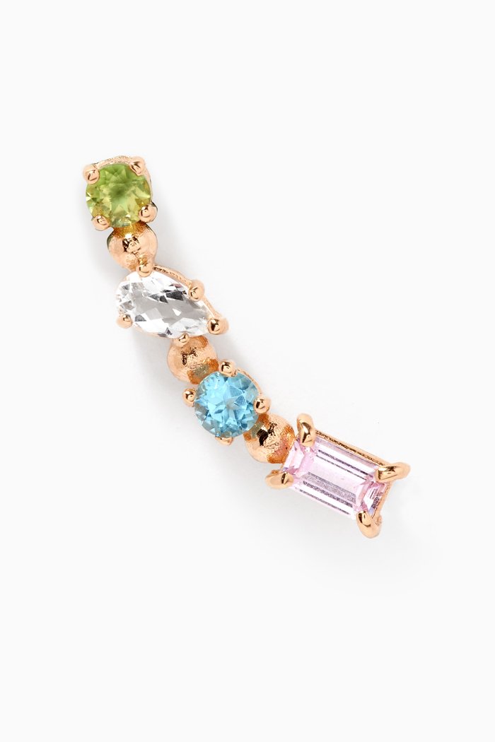 

Mélia Rainbow Ear Crawler in 14kt Yellow Gold