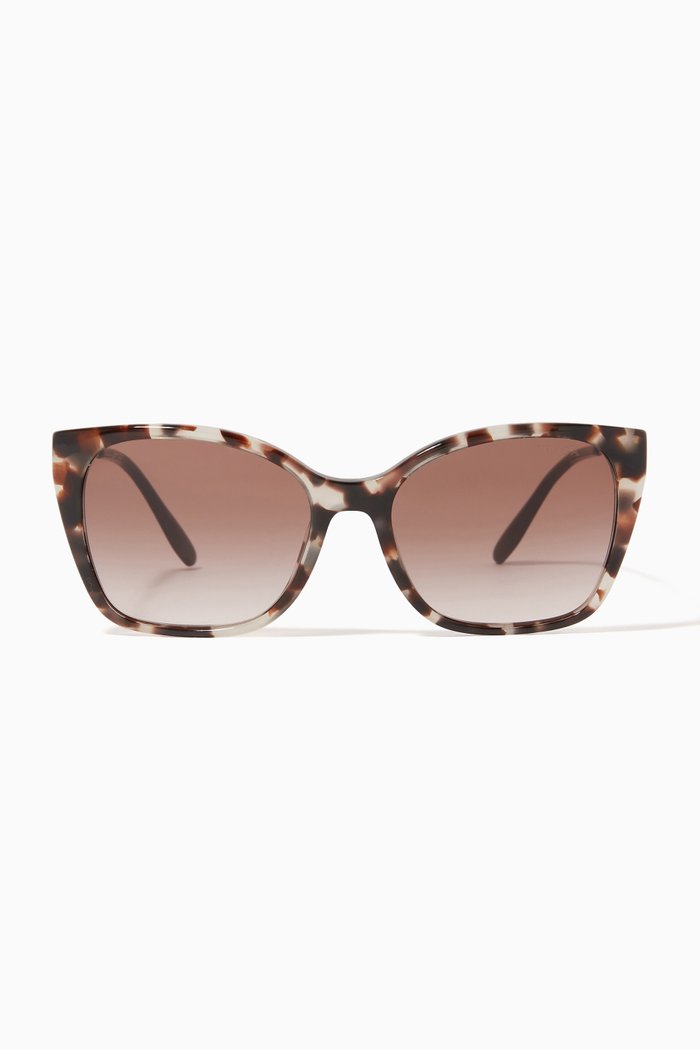 

Butterfly Sunglasses in Acetate & Metal, Gold