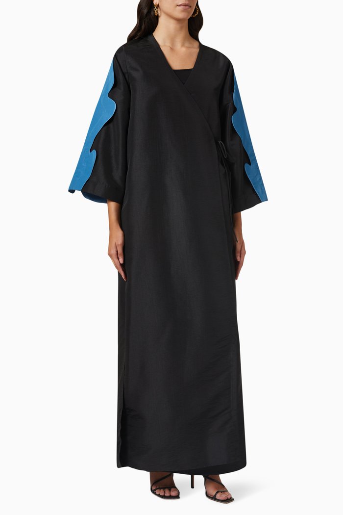 

Cloud Wrap Abaya, Black