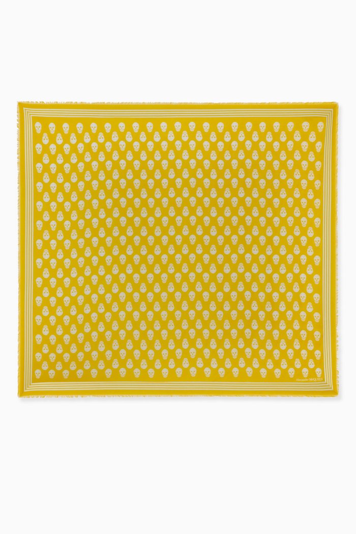 

Biker Scull Foulard in Modal, Yellow