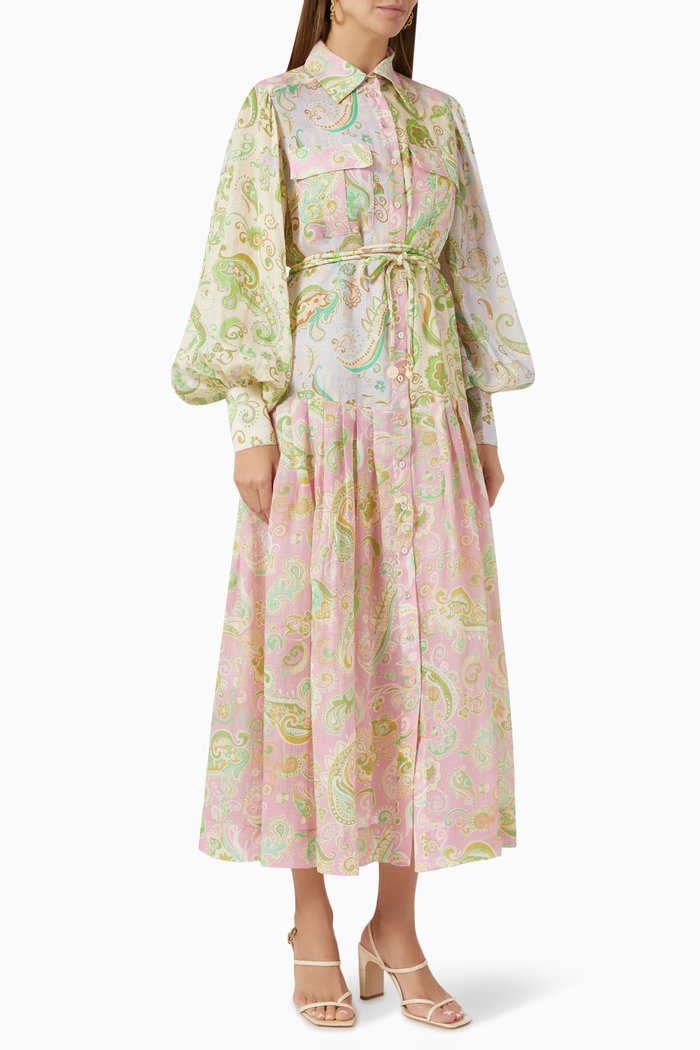 

Marta Patchwork Shirtdress, Multicolour