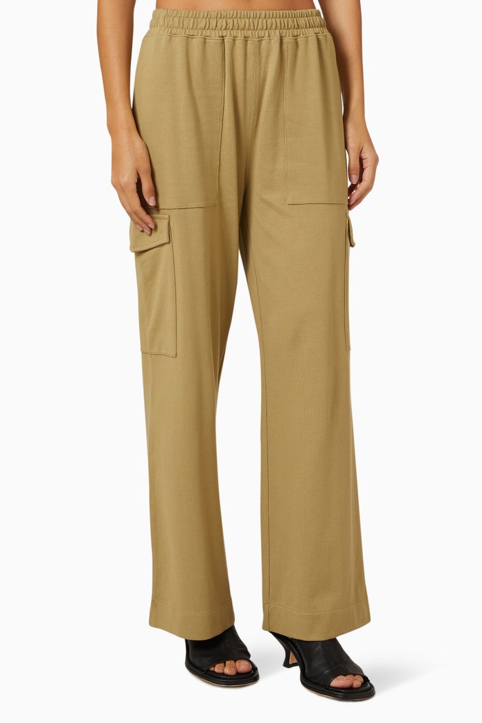 

Finley Cargo Pants in Organic Cotton, Brown