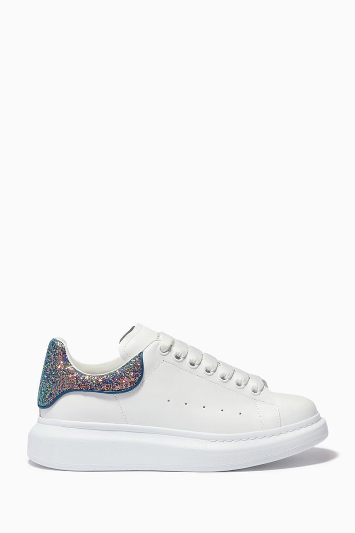 

Oversized Sneakers in Leather, White