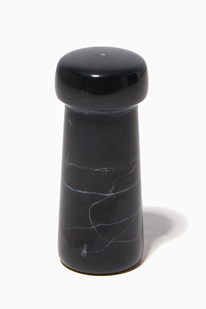 

Craft Pepper Shaker in Marble, Black