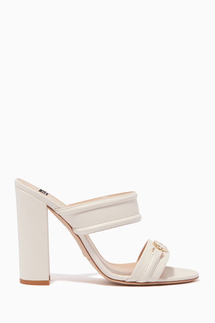 

Horsebit Sandals in Leather, Neutral