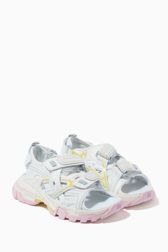

Track Sandals in Mesh and Nylon, Yellow