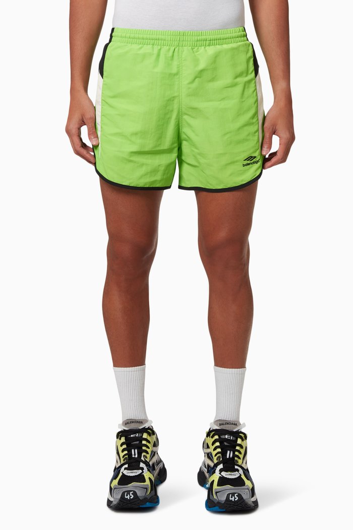 

Tracksuit Running Shorts in Nylon, Green