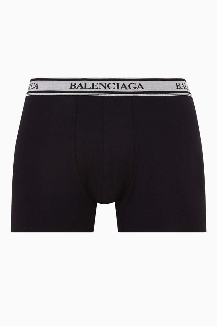 Boxer Briefs in Stretch Jersey, Black