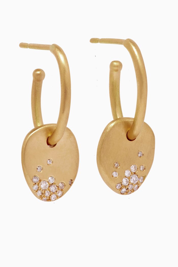 

My Muse Urban Winter Diamond Earrings in 18kt Yellow Gold