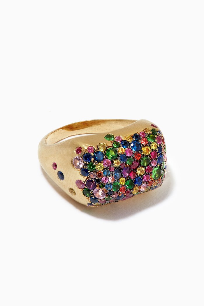 

Baby Malak Bonbon Sapphire Ring in 18kt Yellow Gold